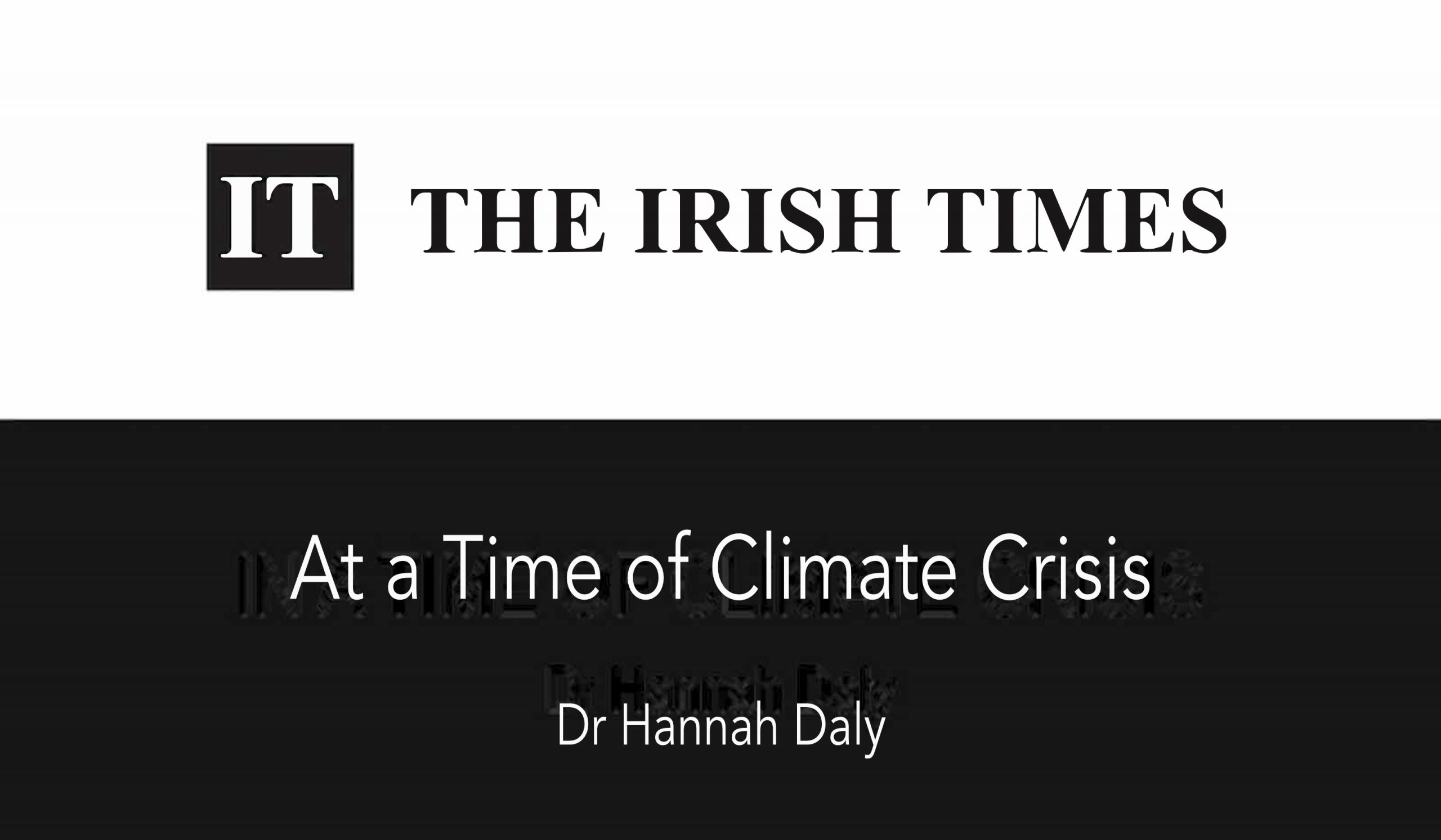 At a Time of Climate Crisis: Electrification is Ireland’s missing ...