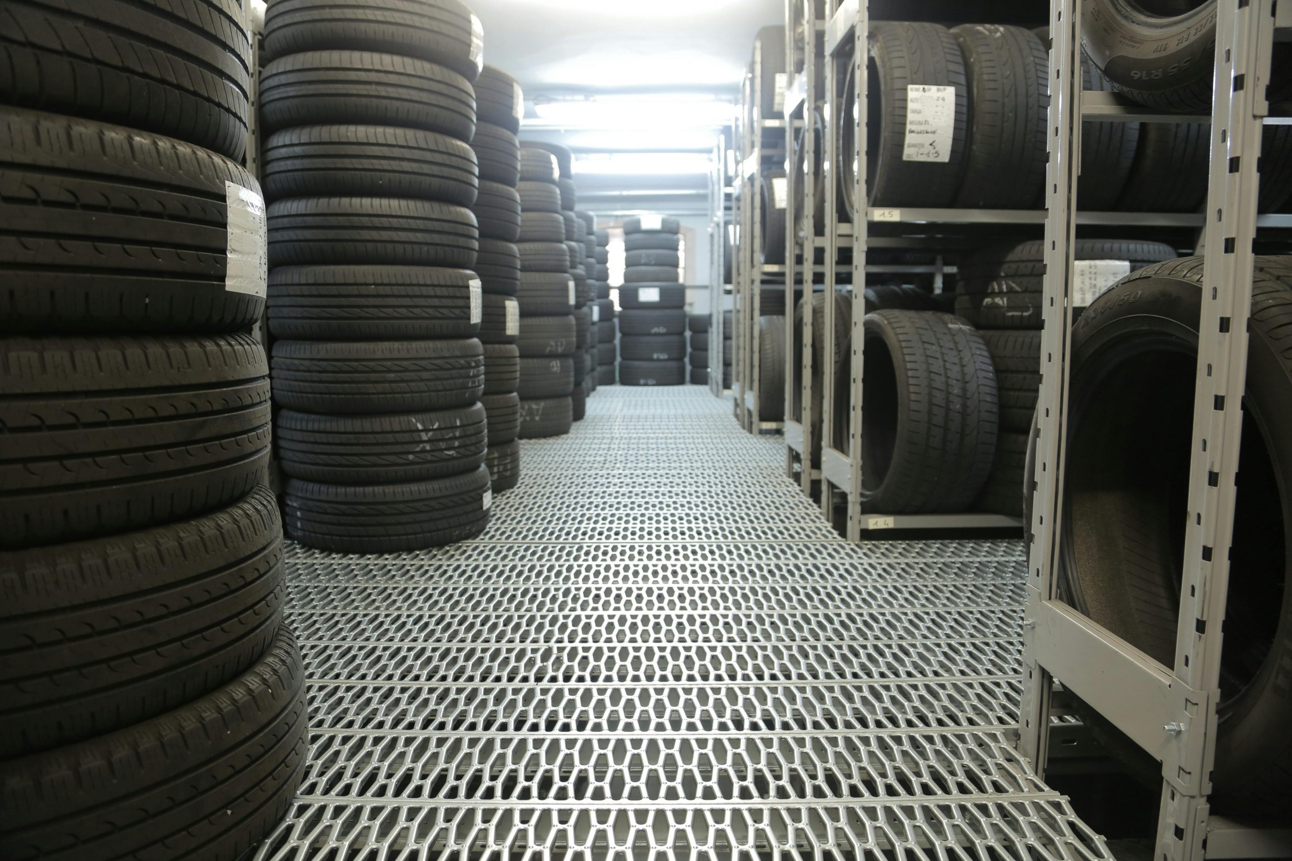 Tyres stacked image